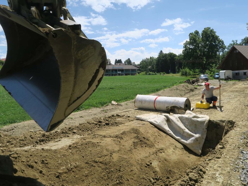 Fouilles, Génie civil, Marcel Delessert SA, entreprise de construction à Essert près